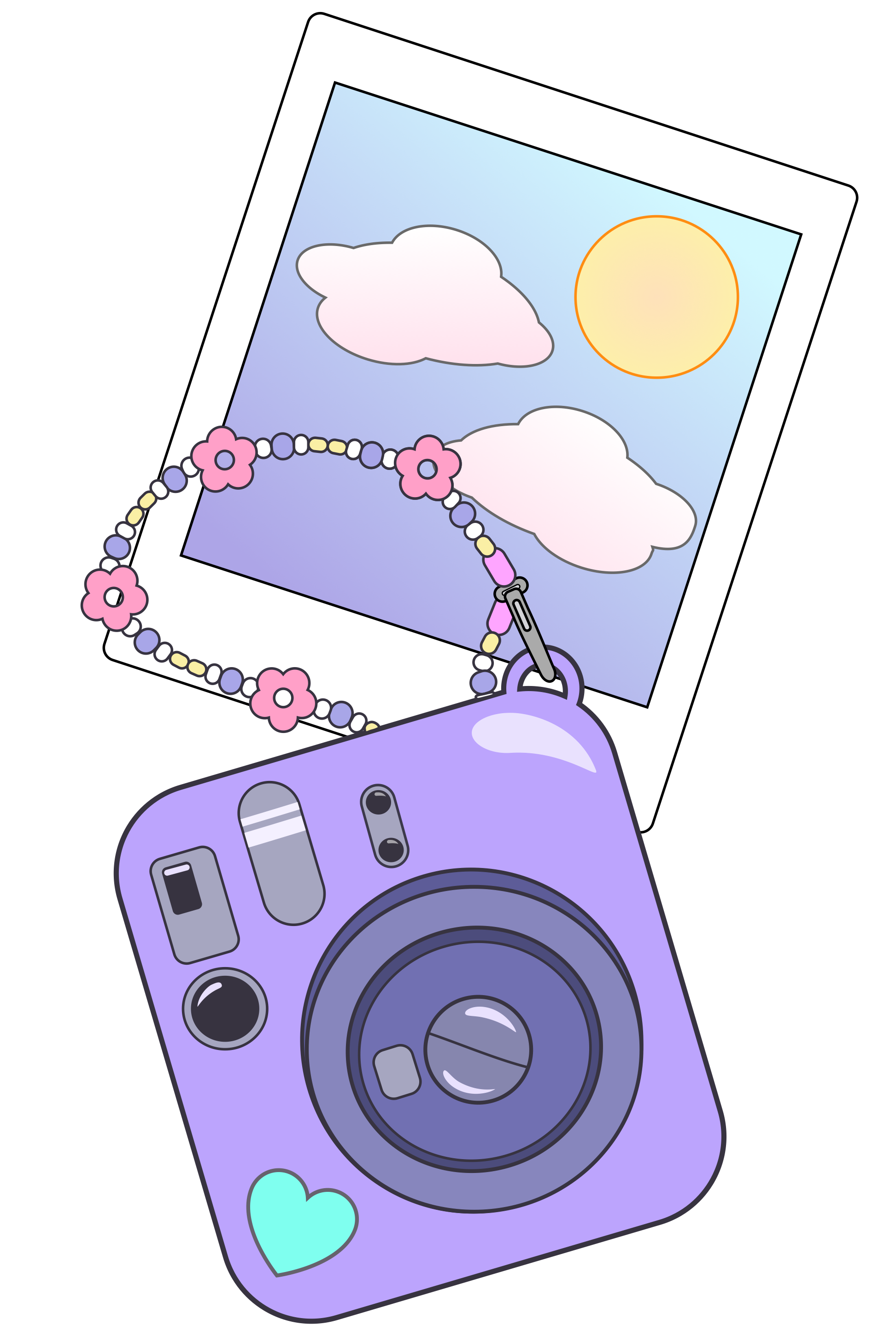 Pastel Poloroid Graphic