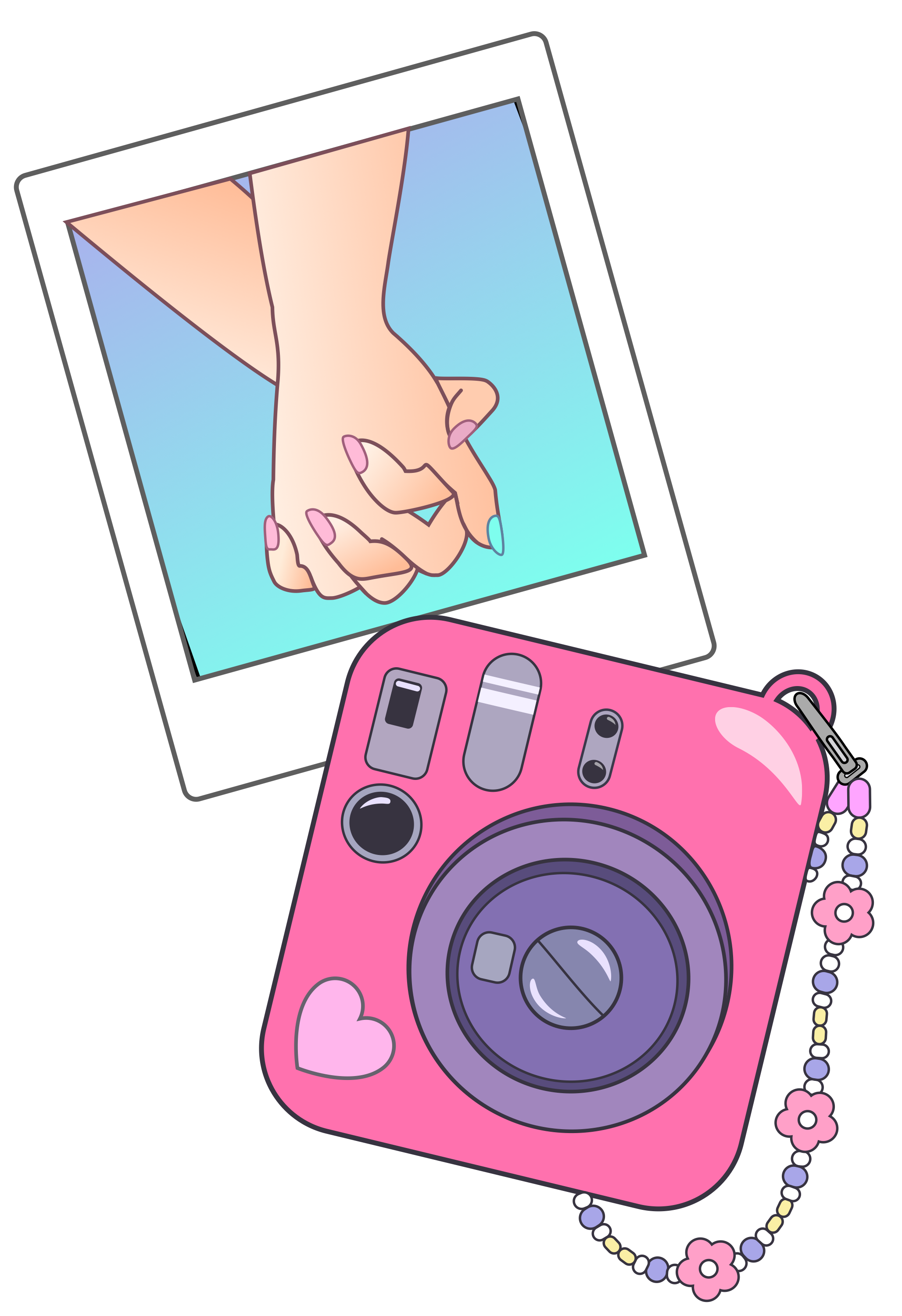 Pastel Poloroid Graphic